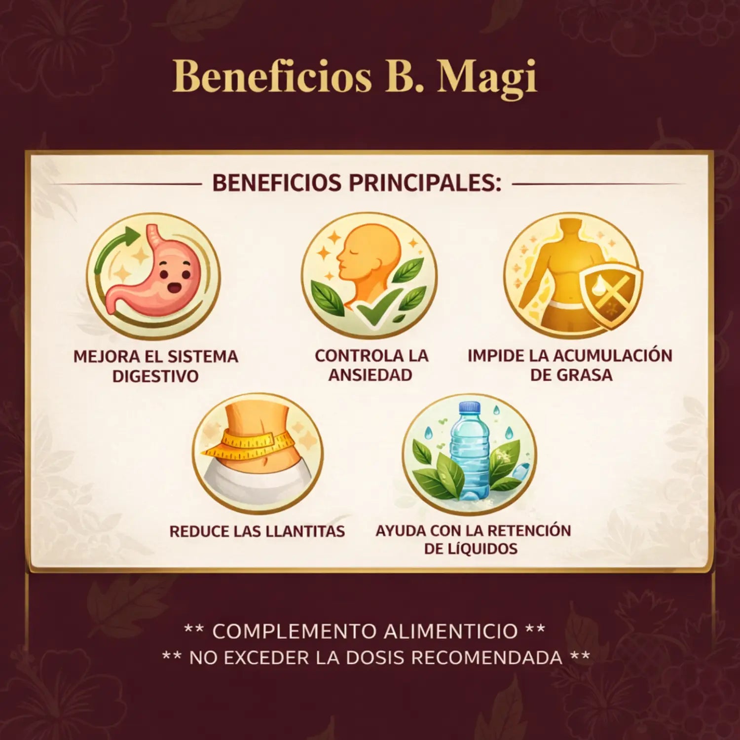 B.Magi; 30 Cápsulas de 500mg, ForLife.