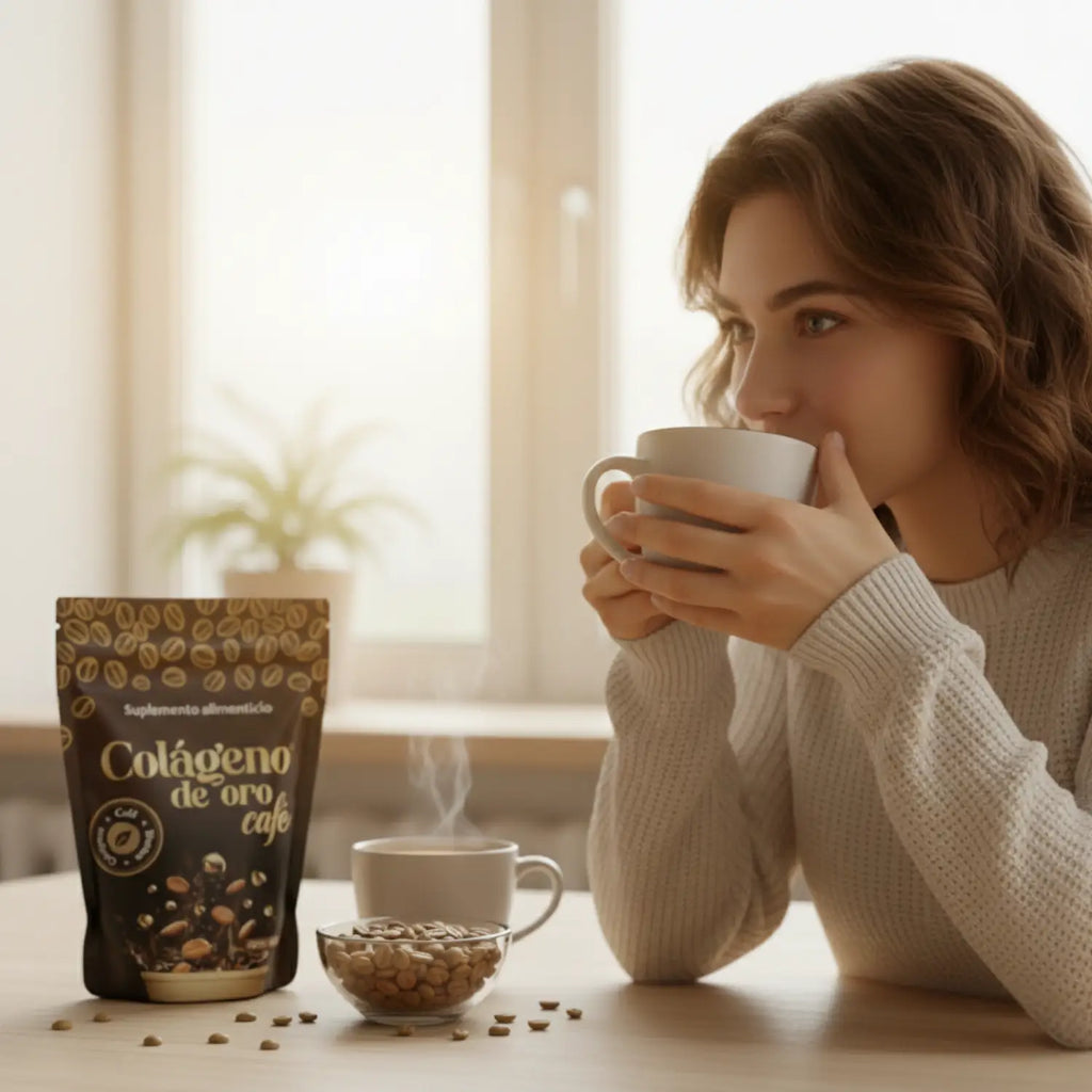 Café colágeno de oro ; 400g, Energreen.
