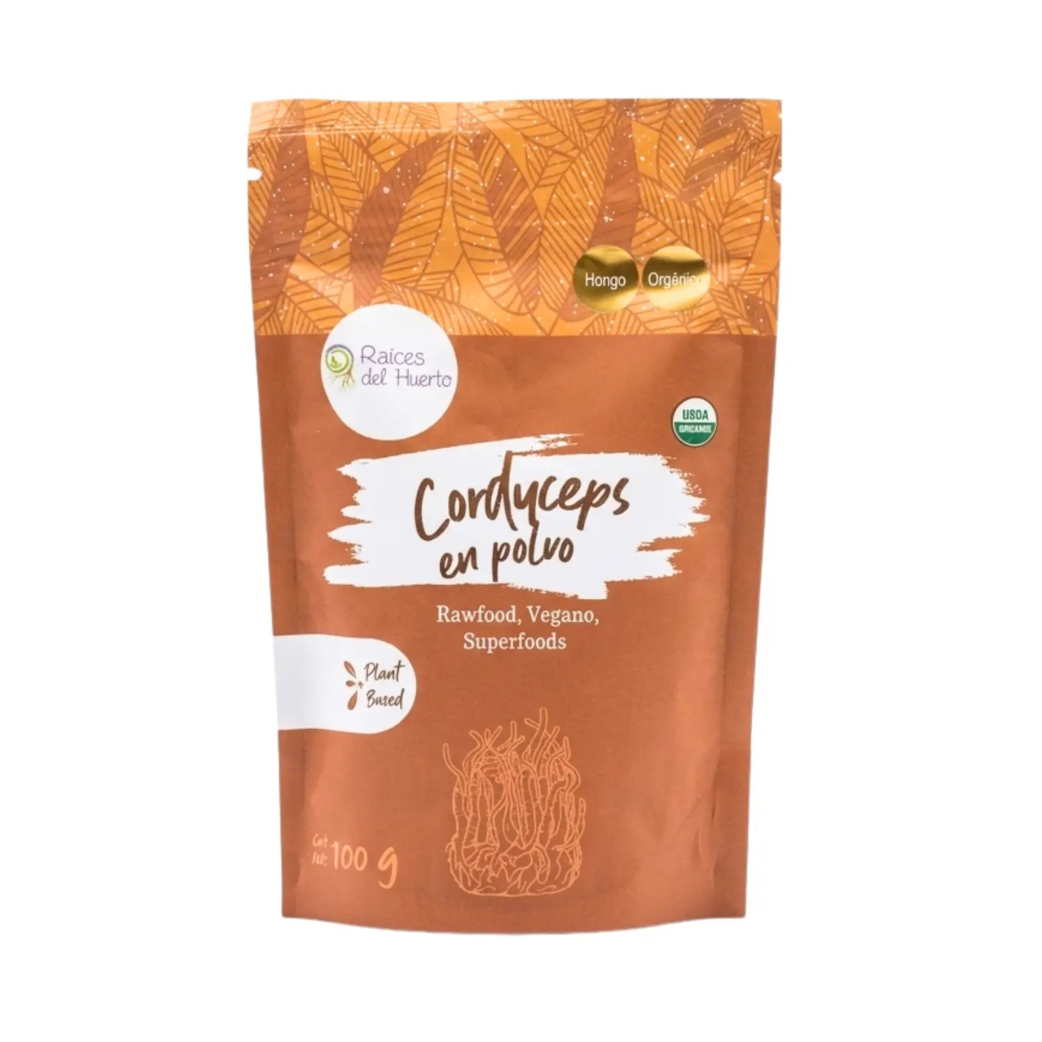 Hongo Cordyceps 100gr; Raices del Huerto