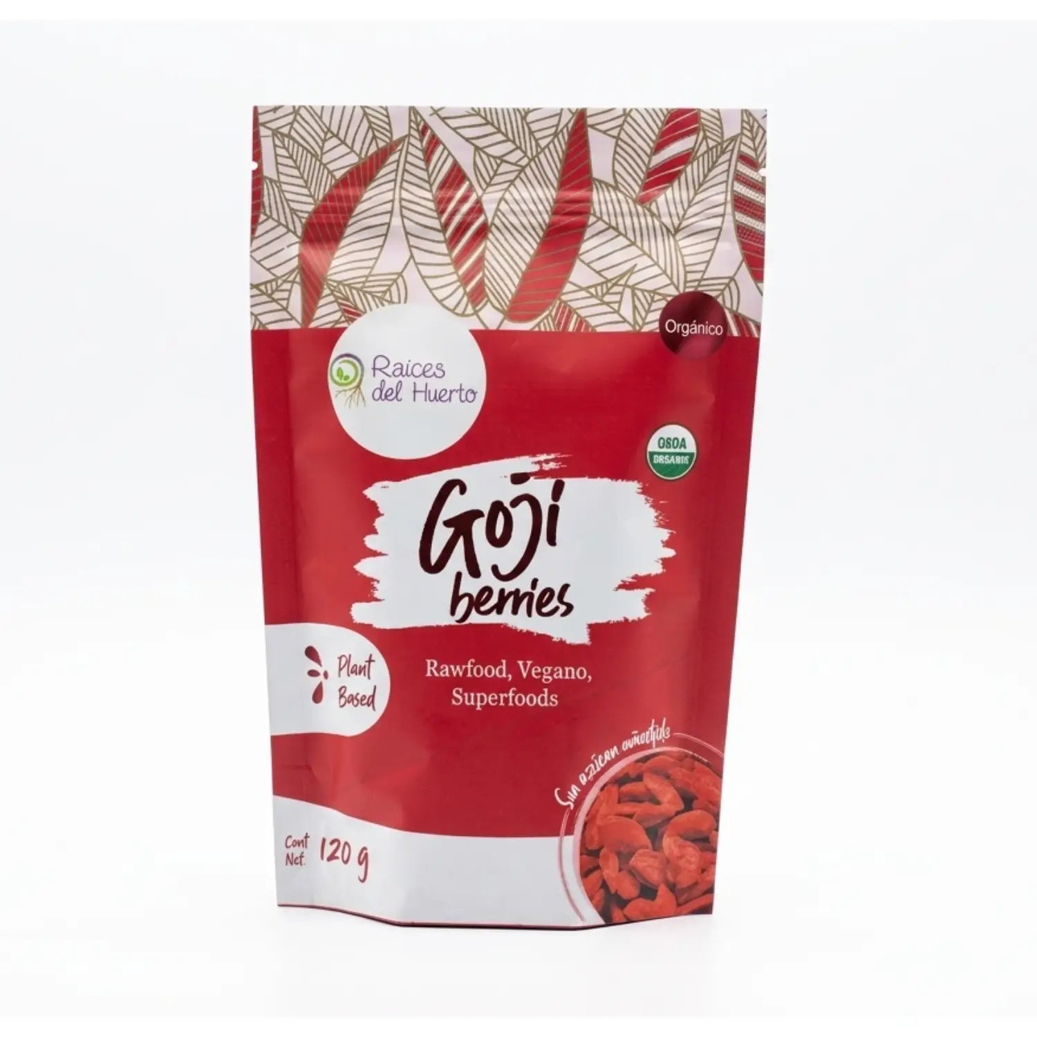 Goji Berries; 120gr, Raíces del Huerto.