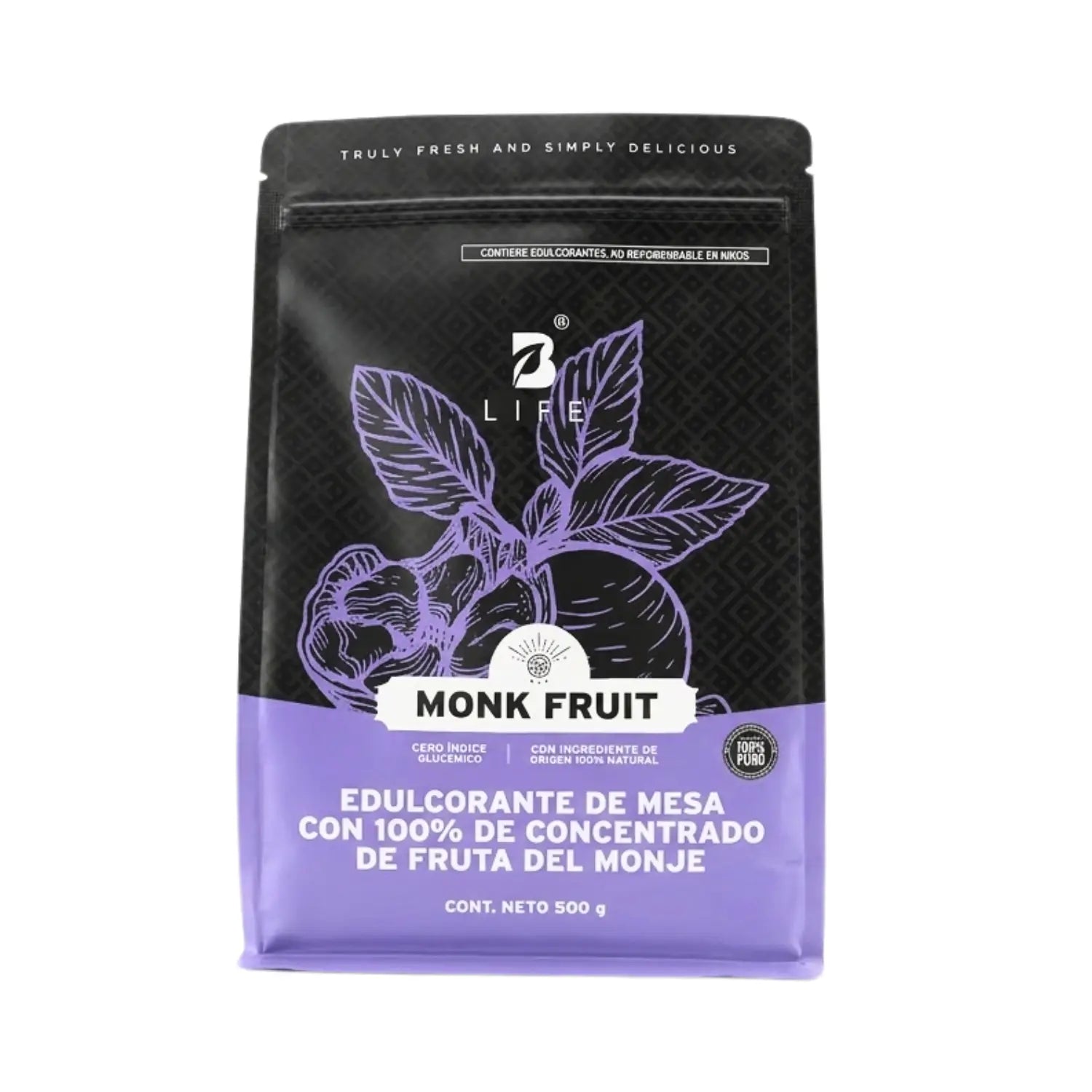 Edulcorante de Mesa /100% Fruta del Monje; 500gr, BLIFE
