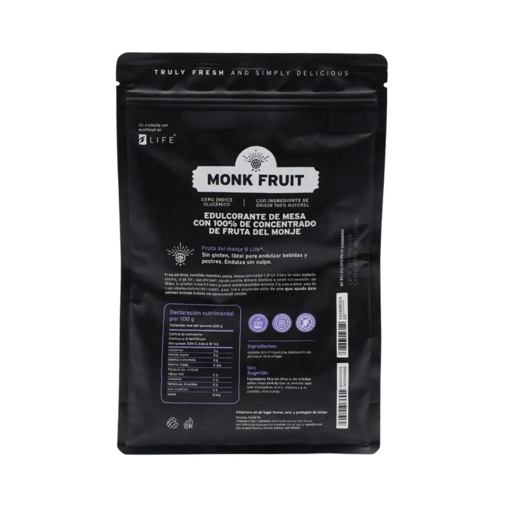 Edulcorante de Mesa /100% Fruta del Monje; 500gr, BLIFE