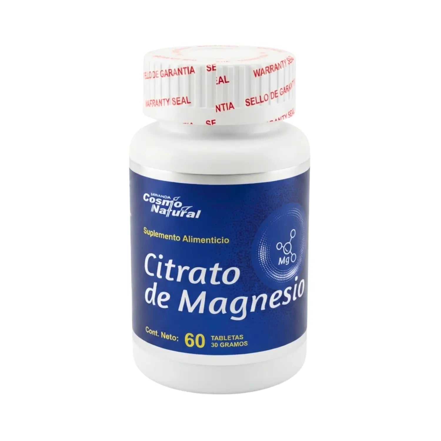 Citrato de Magnesio; 60 Tabs; Cosmo Natural