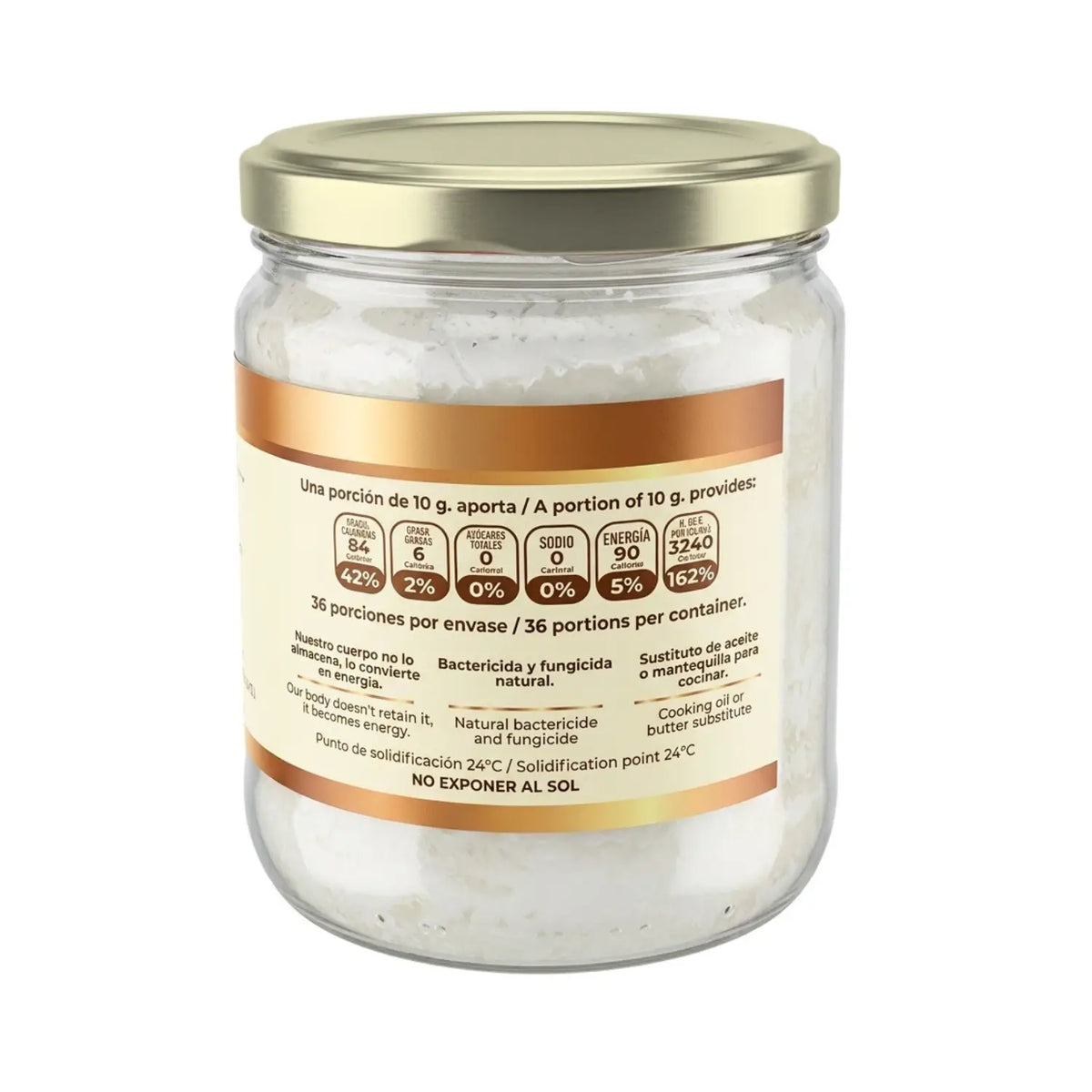 Aceite de Coco Orgánico; 400mL; Natural Life