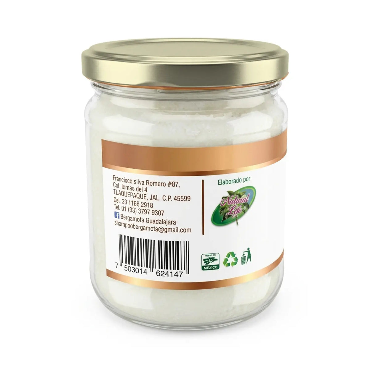 Aceite de Coco Orgánico; 400mL; Natural Life