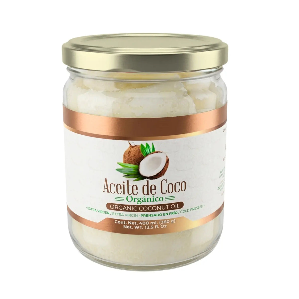 Aceite de Coco Orgánico; 400mL; Natural Life