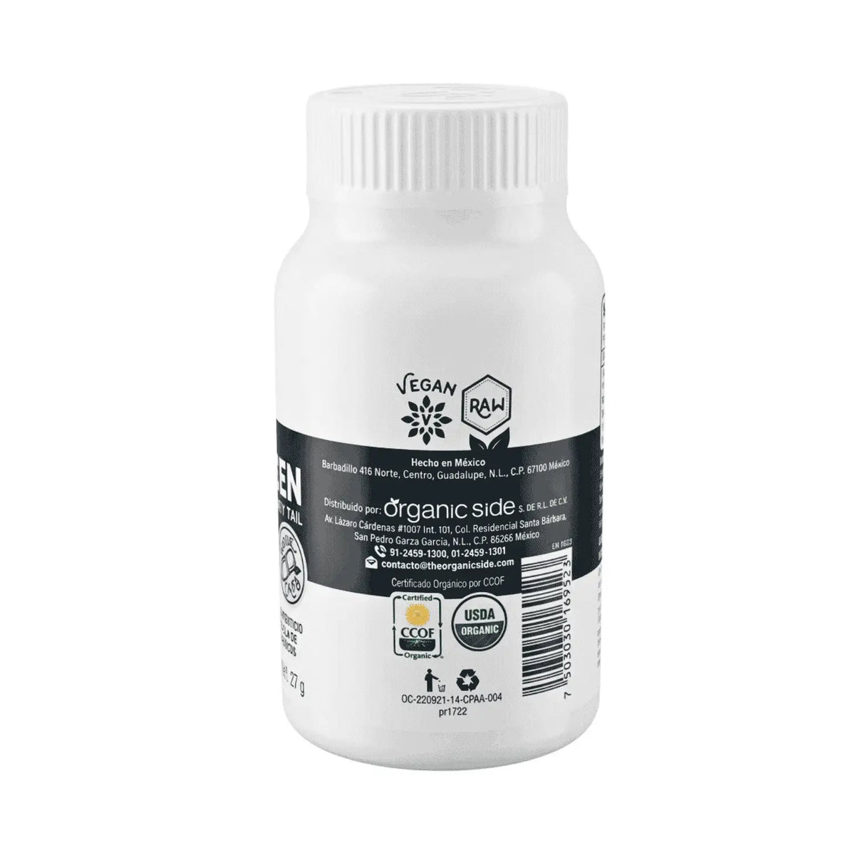 Adaptogen Complex; 60 Capsulas, Organic Side ( Adaptogenos).