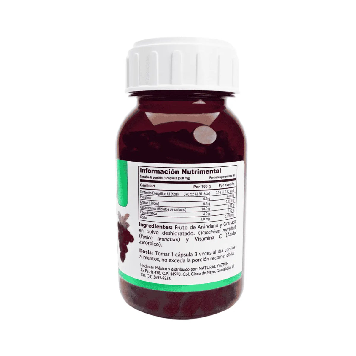 Arandano Cranberry; 90 Capsulas, Yaz.
