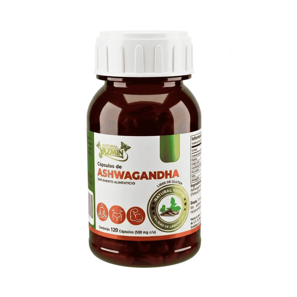 Ashwagandha; 120 Capsulas, Yaz