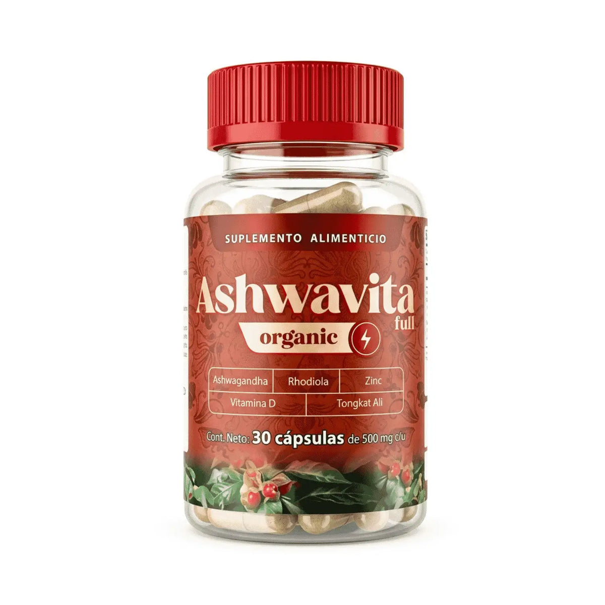 Ashwavita full ; 30 cápsulas, Green Fruits.