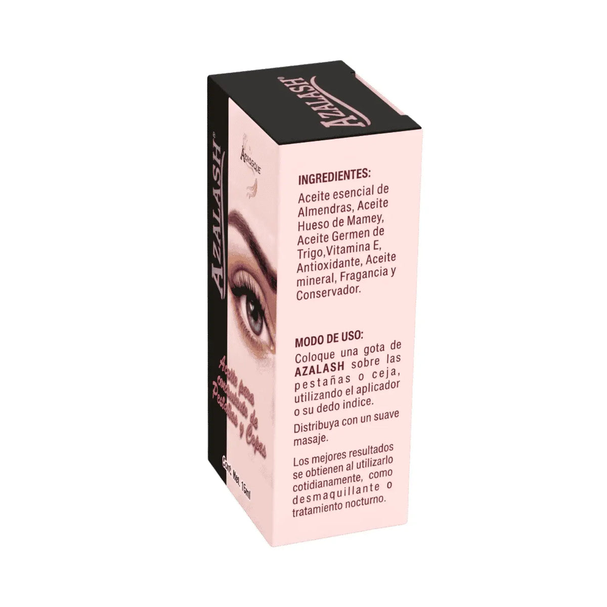 Azalash aceite para pestañas; 15ml, Azabache.