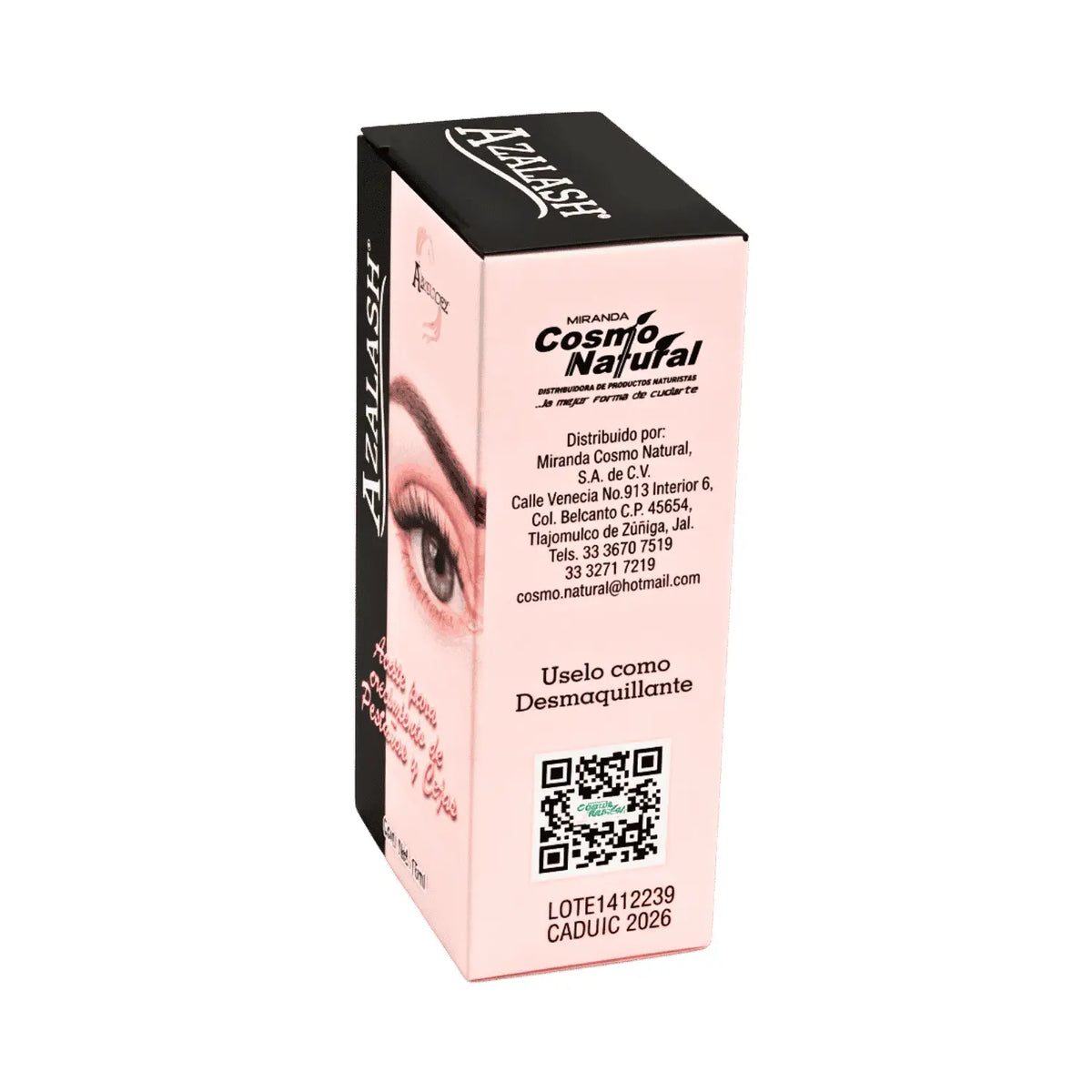 Azalash aceite para pestañas; 15ml, Azabache.