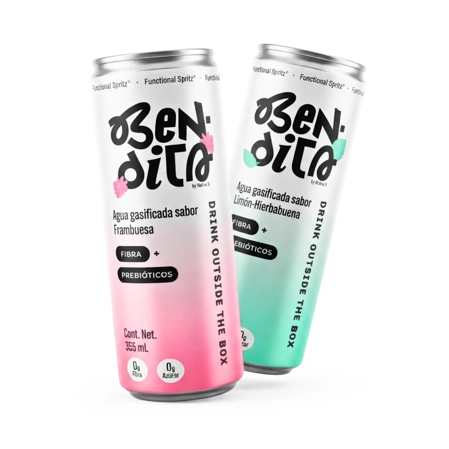 Bebida gasificada Bendita 0% azucar; 355mL; Nativa