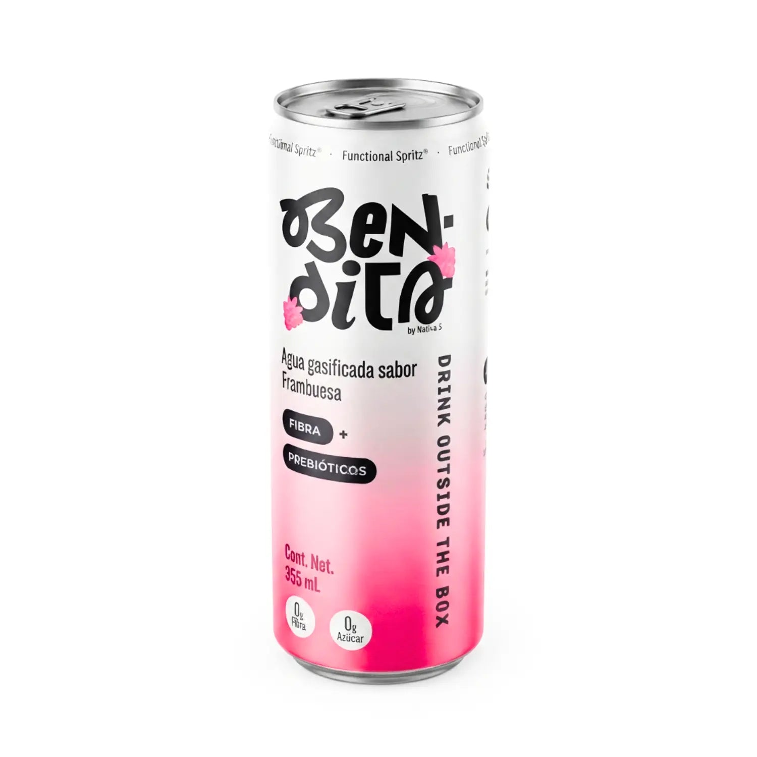Bebida gasificada Bendita 0% azucar; 355mL; Nativa
