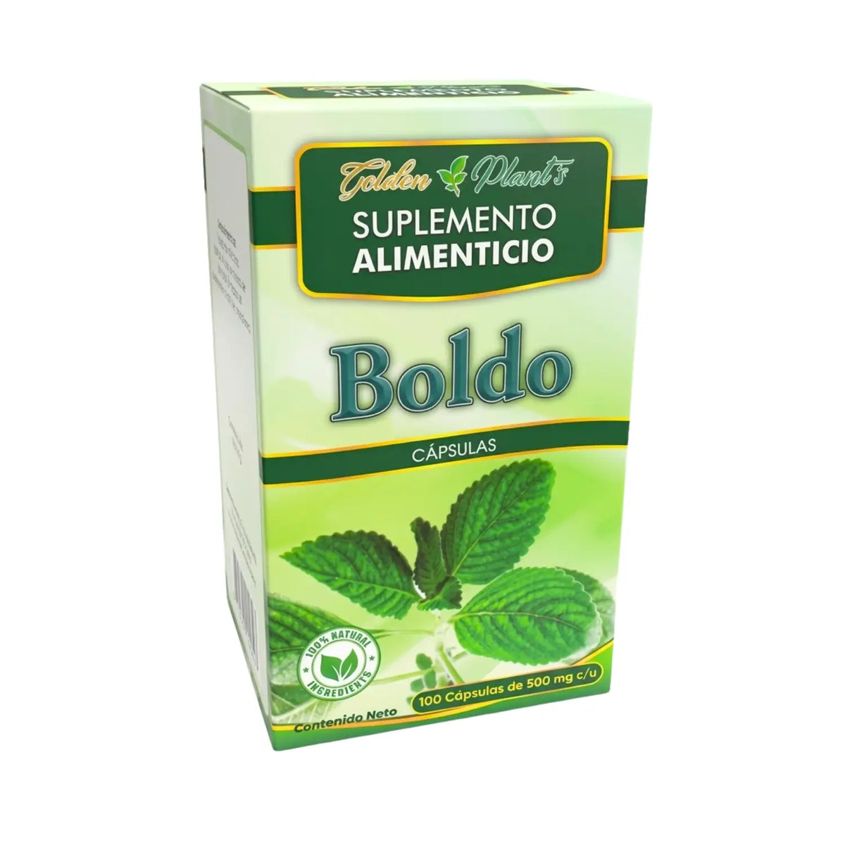 Boldo; 100 caps; Golden Plants