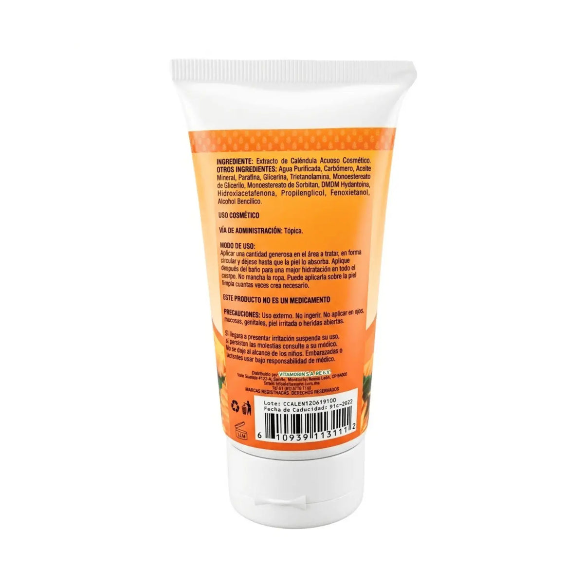 Crema Facial y Corporal Calendula; 120gr, Vitamorin Labs.