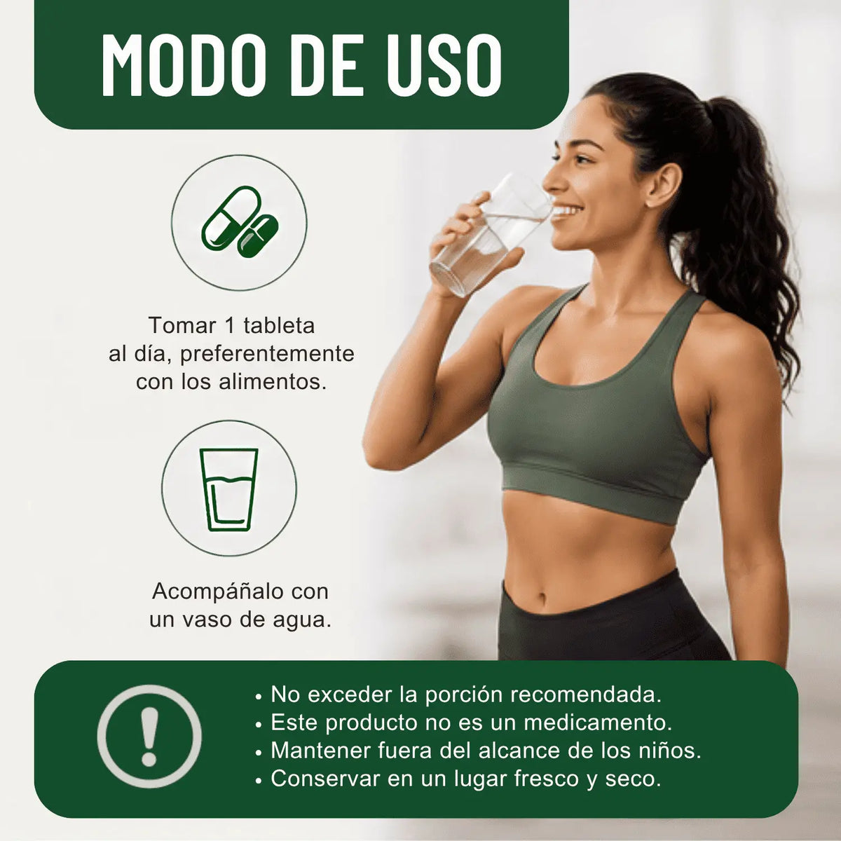 Citrato de Potasio; 60 Tabletas; Cosmo Natural