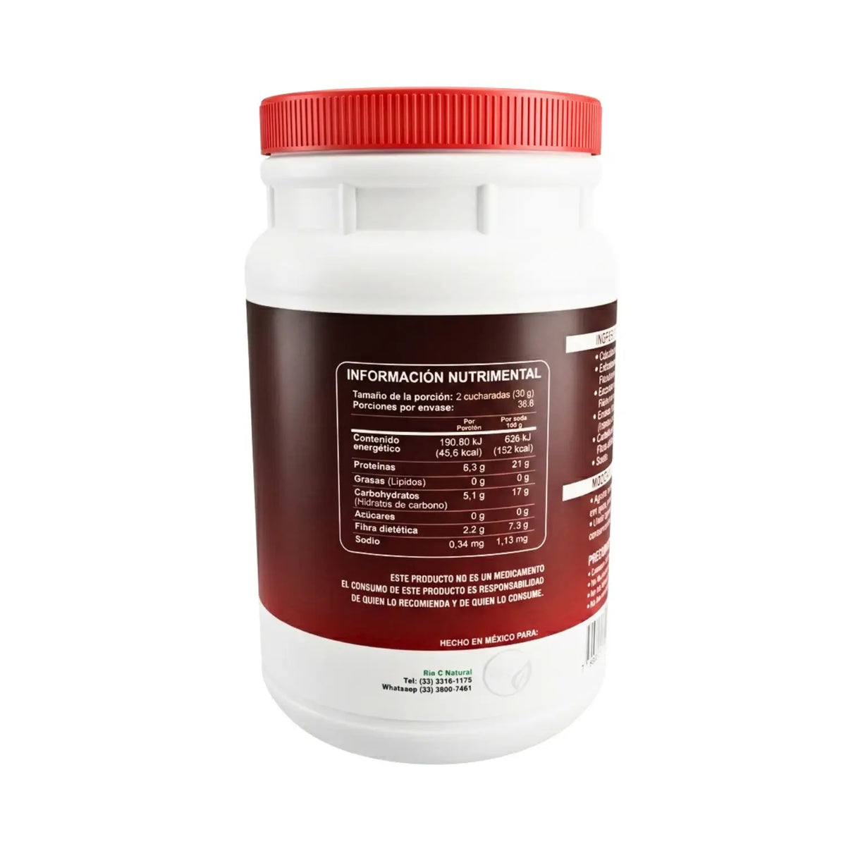 Colageno Frutos Rojos; 1.100gr, Bioc.