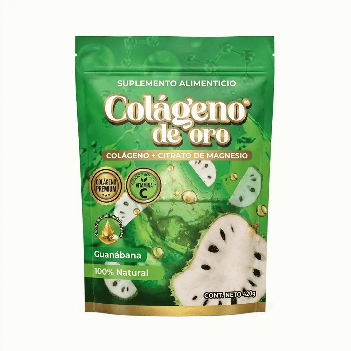 Colágeno de oro ; 420gr, Garden life.