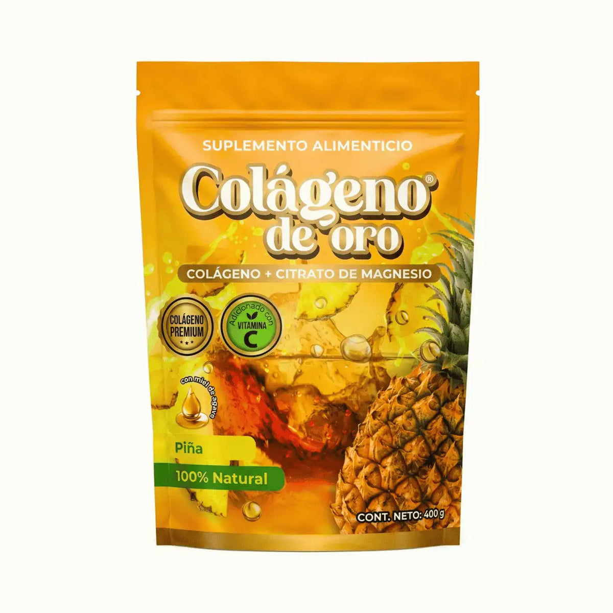 Colágeno de oro ; 420gr, Garden life.
