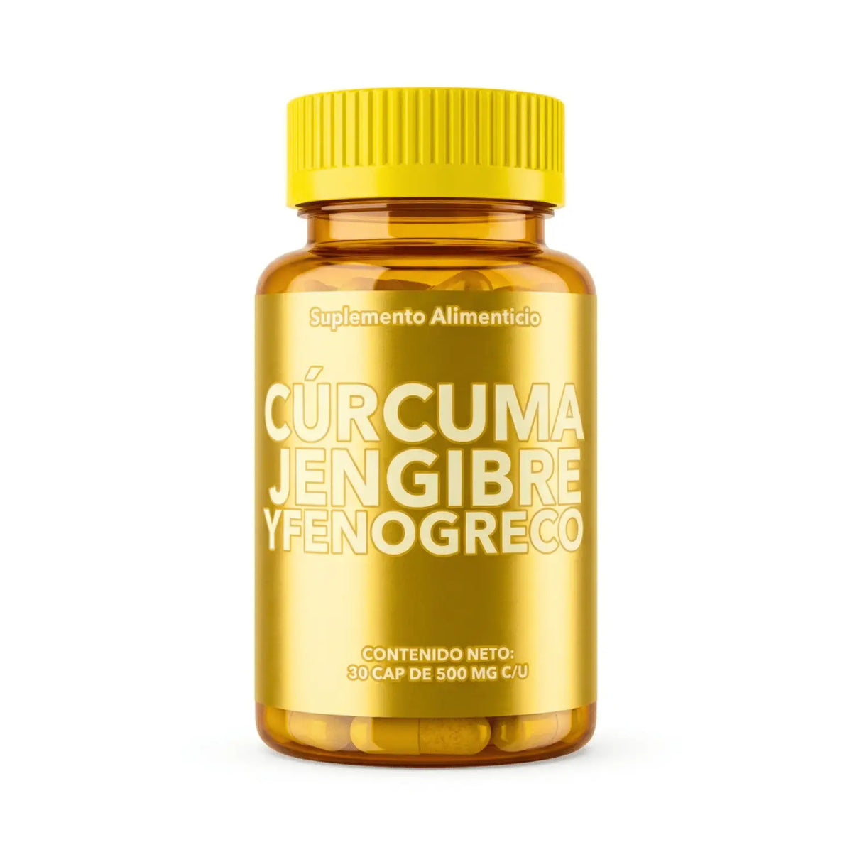 Cúrcuma+ jengibre+ fenogreco ; 30 cápsulas, Asoc. Maya.