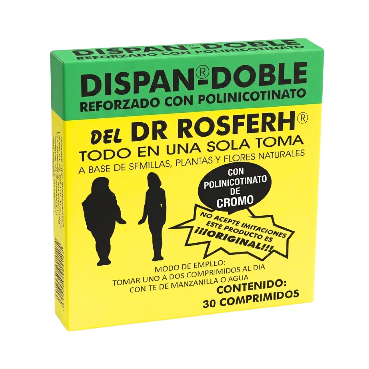 Polispan Dispan con Polinicotinato 30 Tabletas Dr. Rosferh