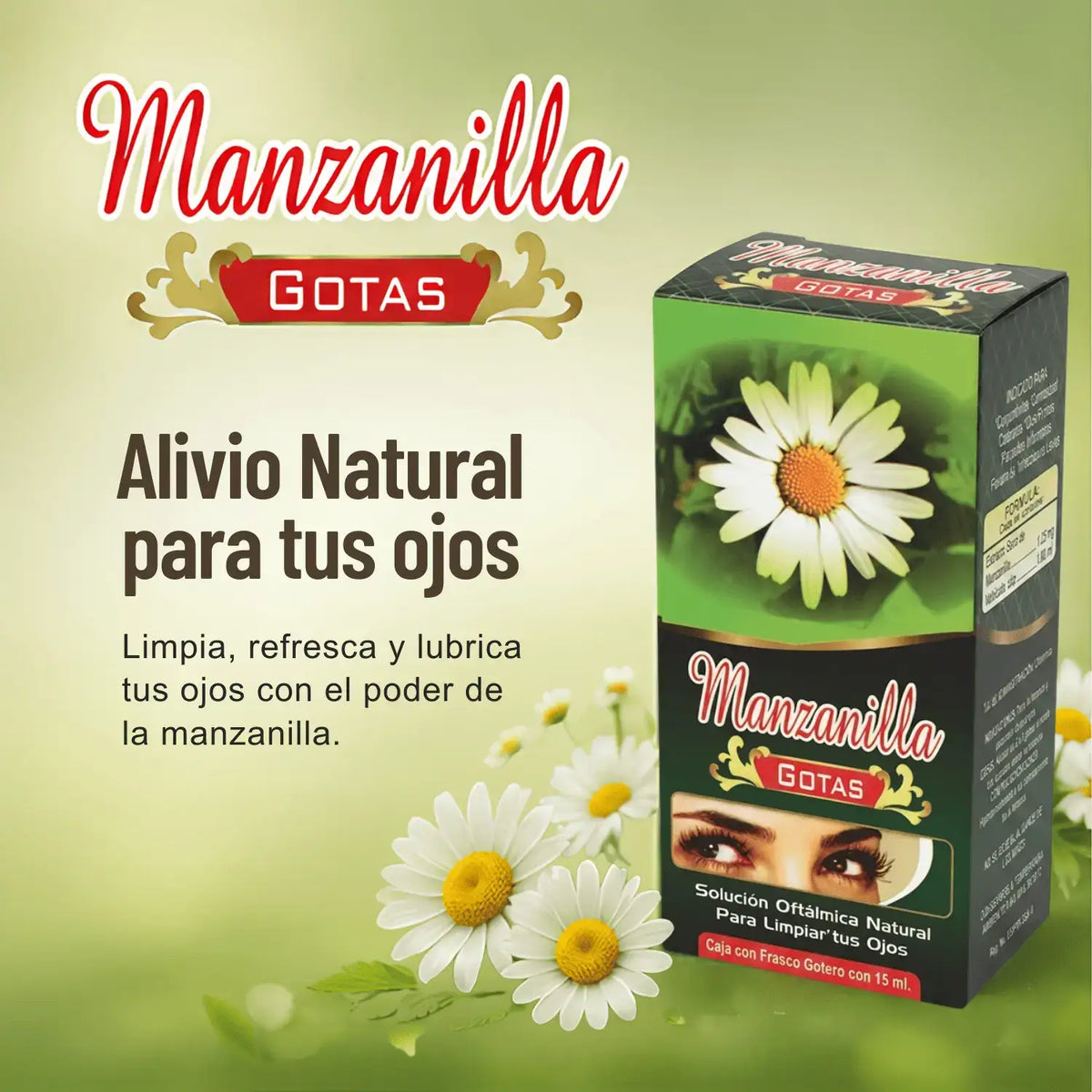 Gotas Manzanilla;15ml, Cosmo Natural.