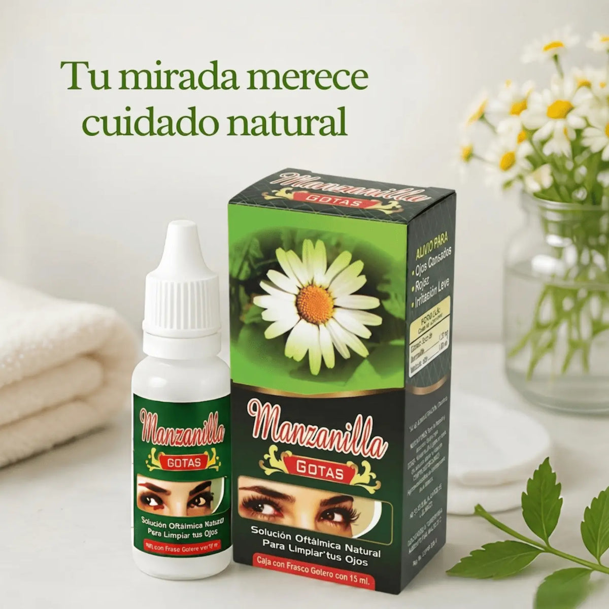 Gotas Manzanilla;15ml, Cosmo Natural.