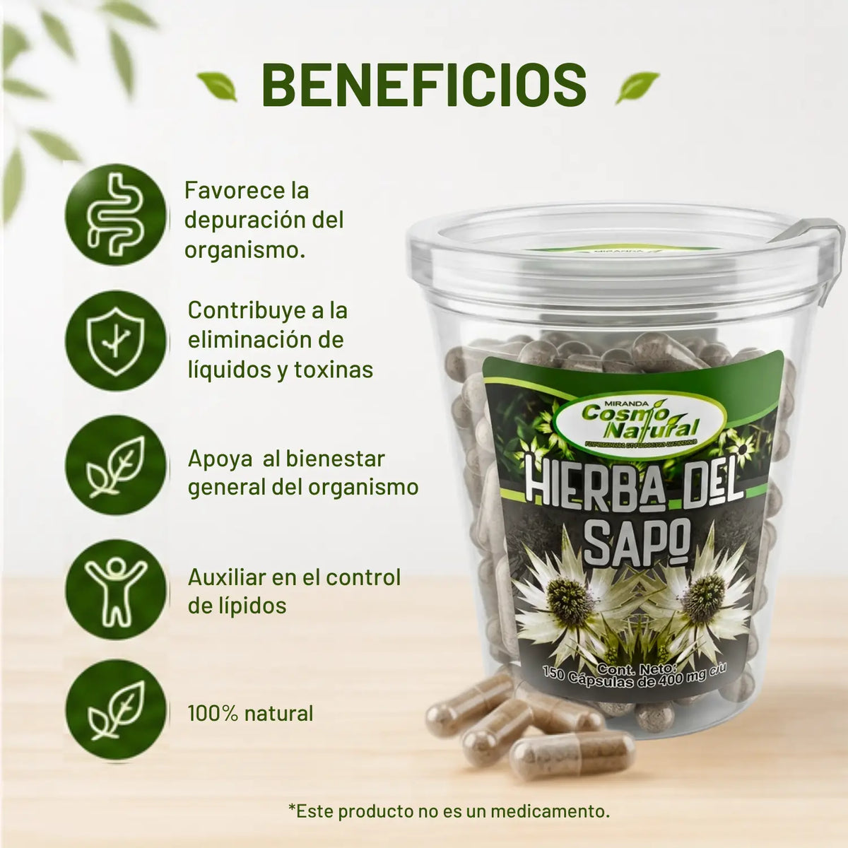 Hierba del Sapo Cápsulas