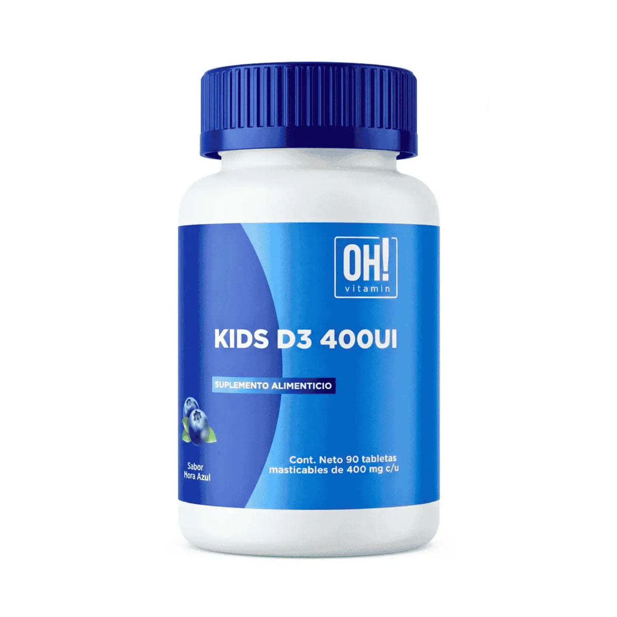 Tabletas Masticables Kids D3; 90 Tabletas Europharma.