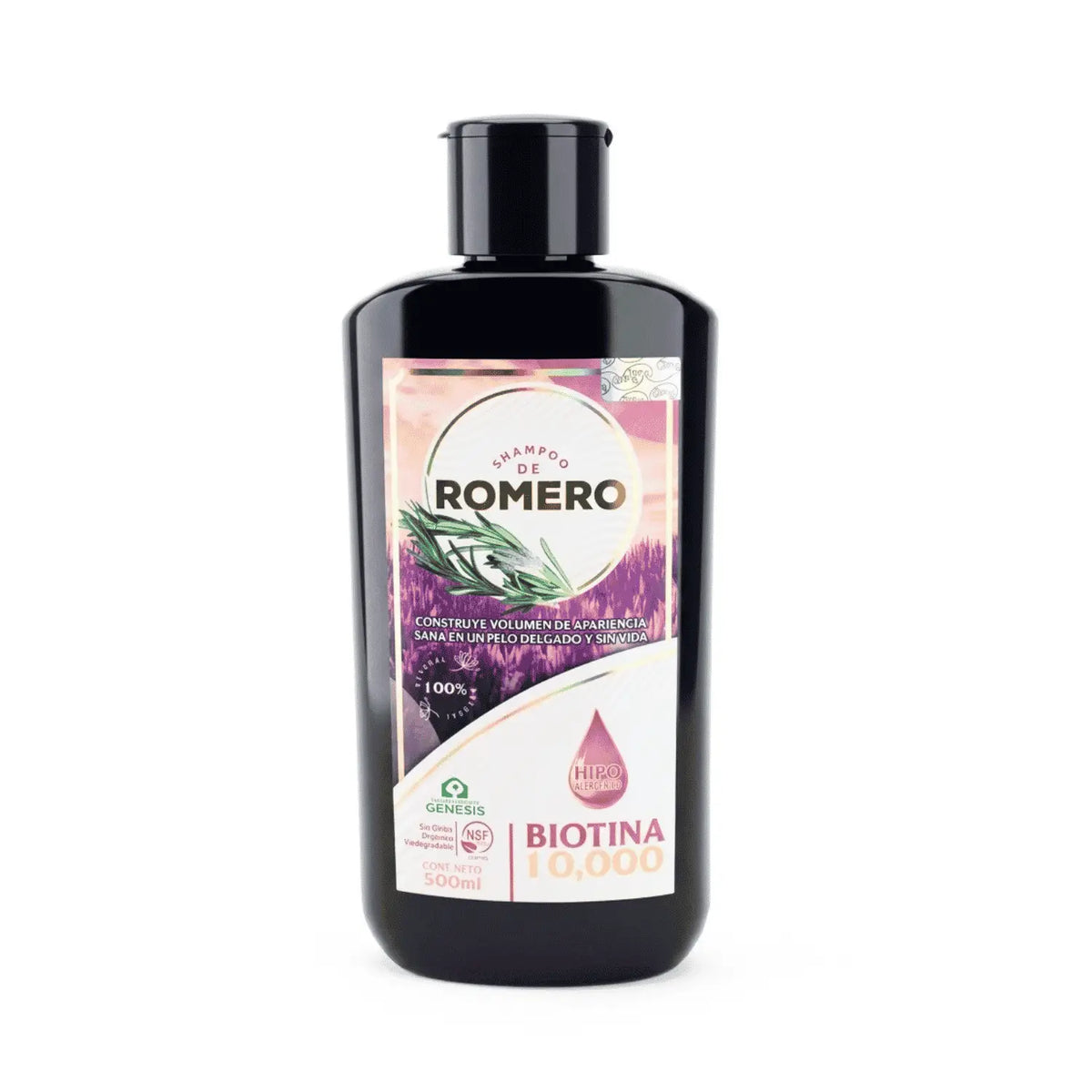Shampoo Romero Biotina; 500ml, NG.