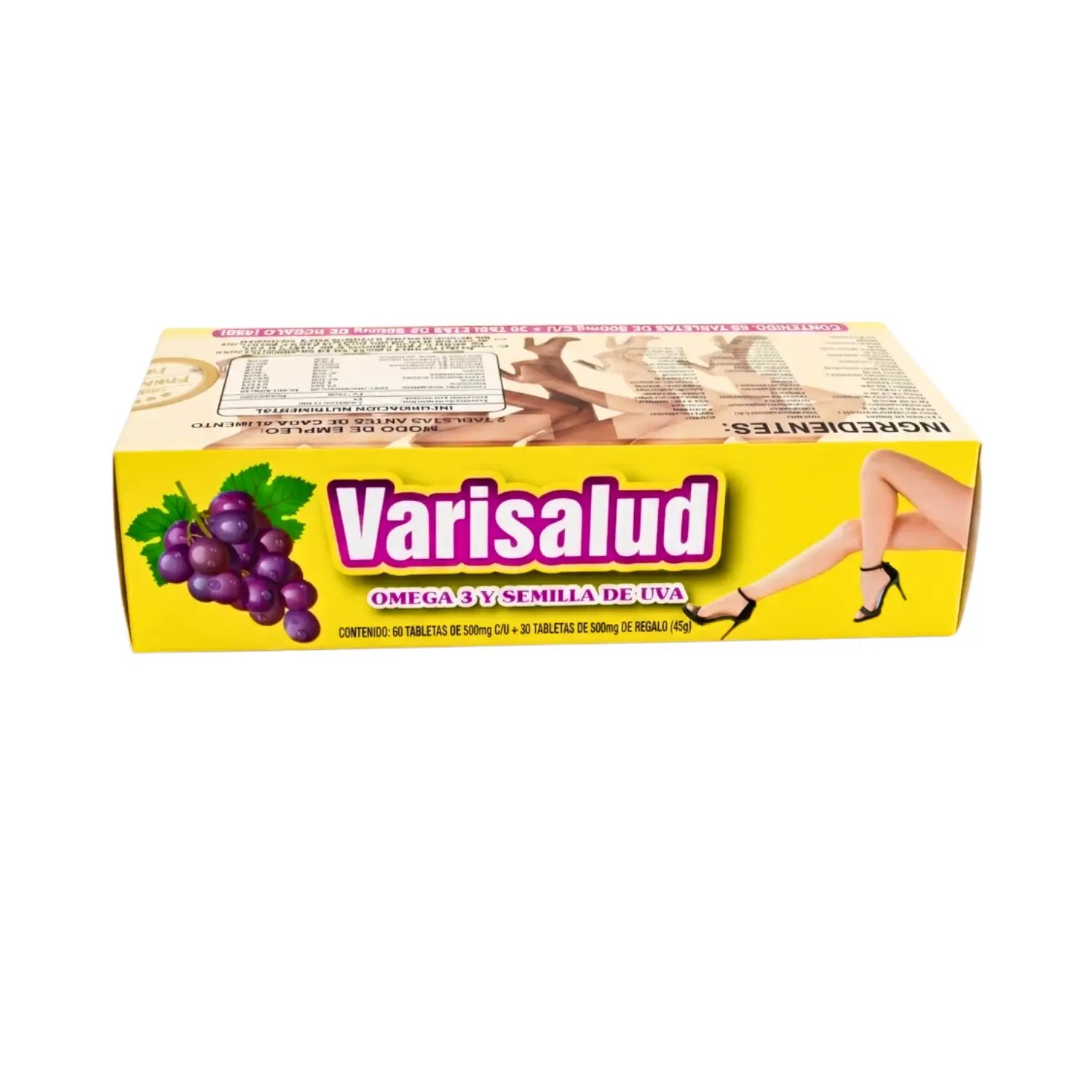 Varisalud; 60 Tabletas de 500mg, Alexjenny.