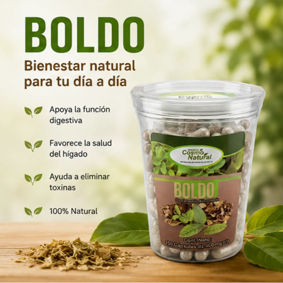 Boldo 150 Cápsulas