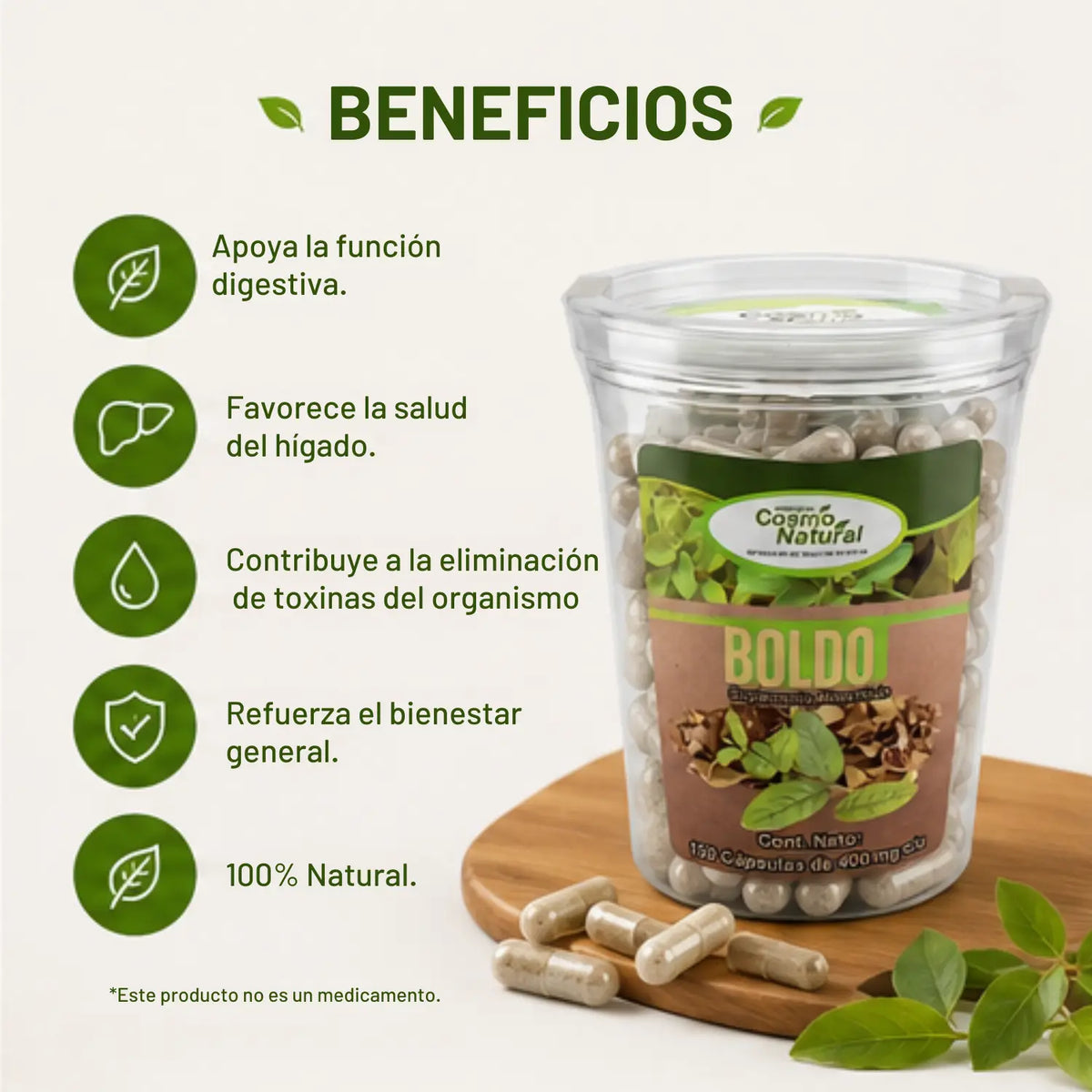 Boldo 150 Cápsulas