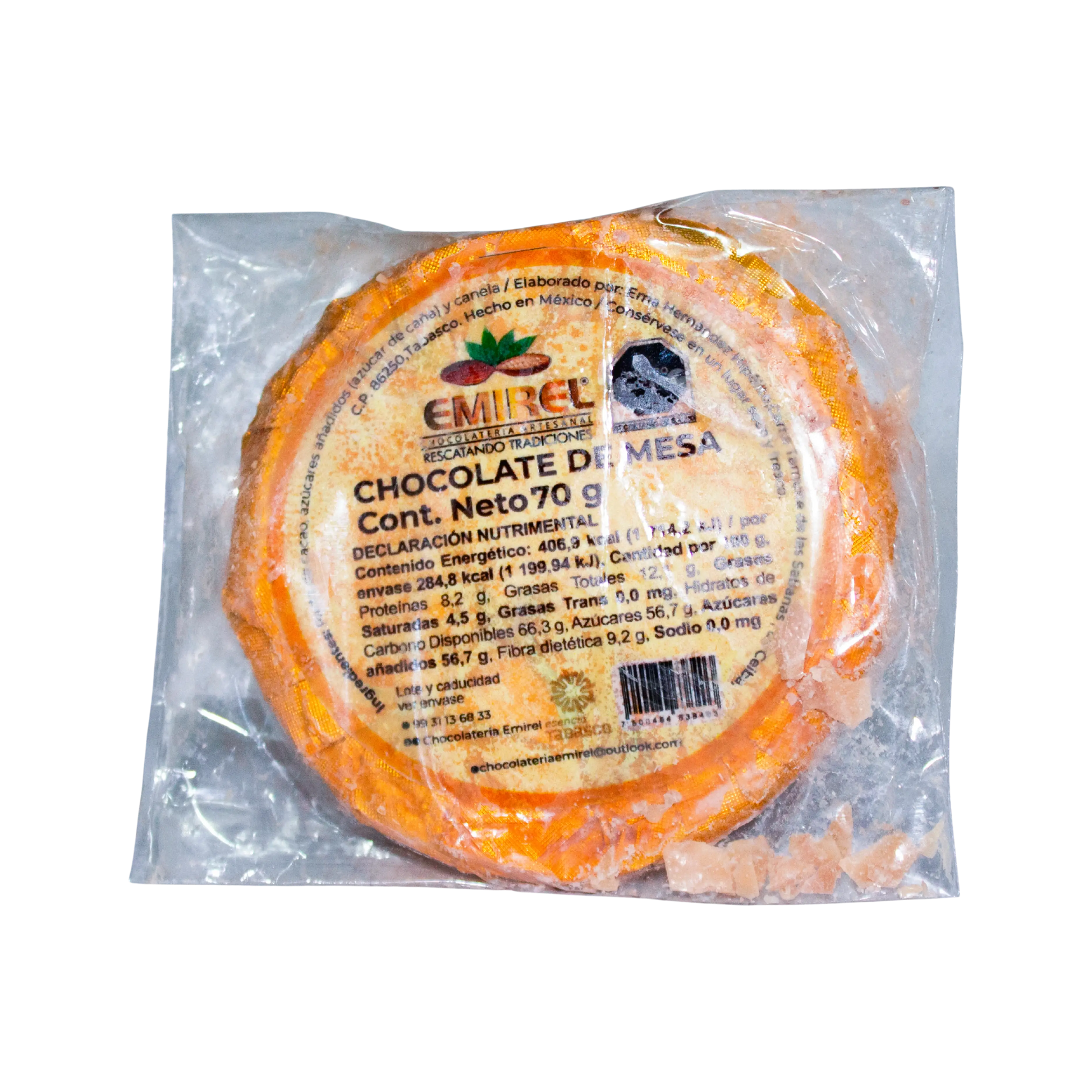 Chocolate de Mesa; 70gr; Emirel