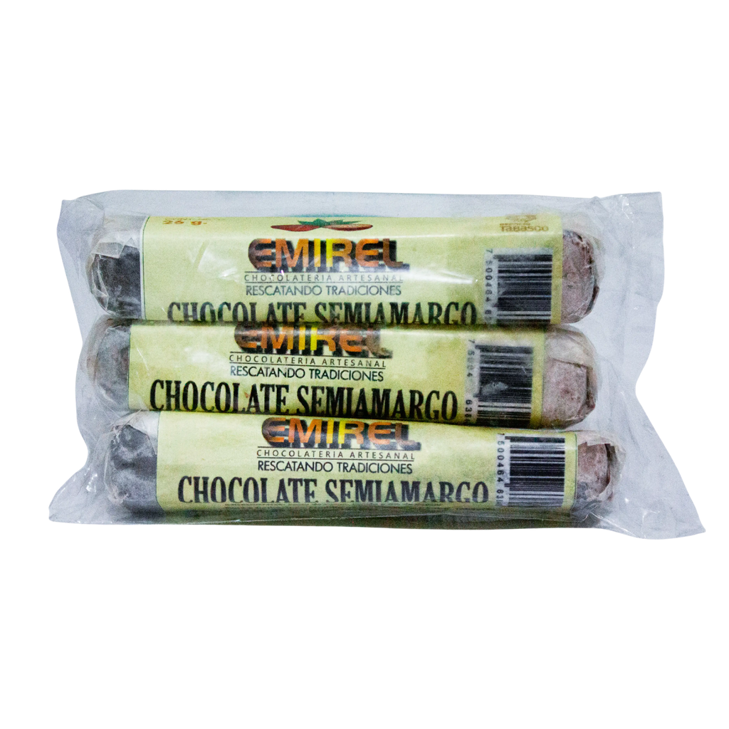 Chocolate semiamargo 26gr Emirel