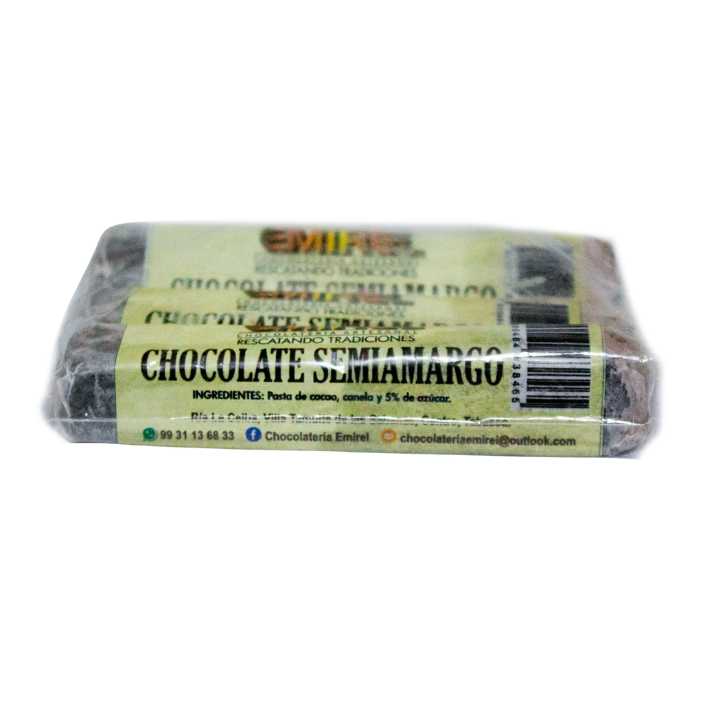 Chocolate semiamargo 26gr Emirel
