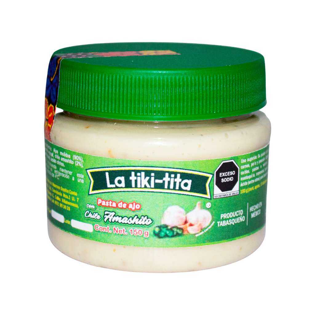Pasta ajo con amashito 150gr; Tiki tita