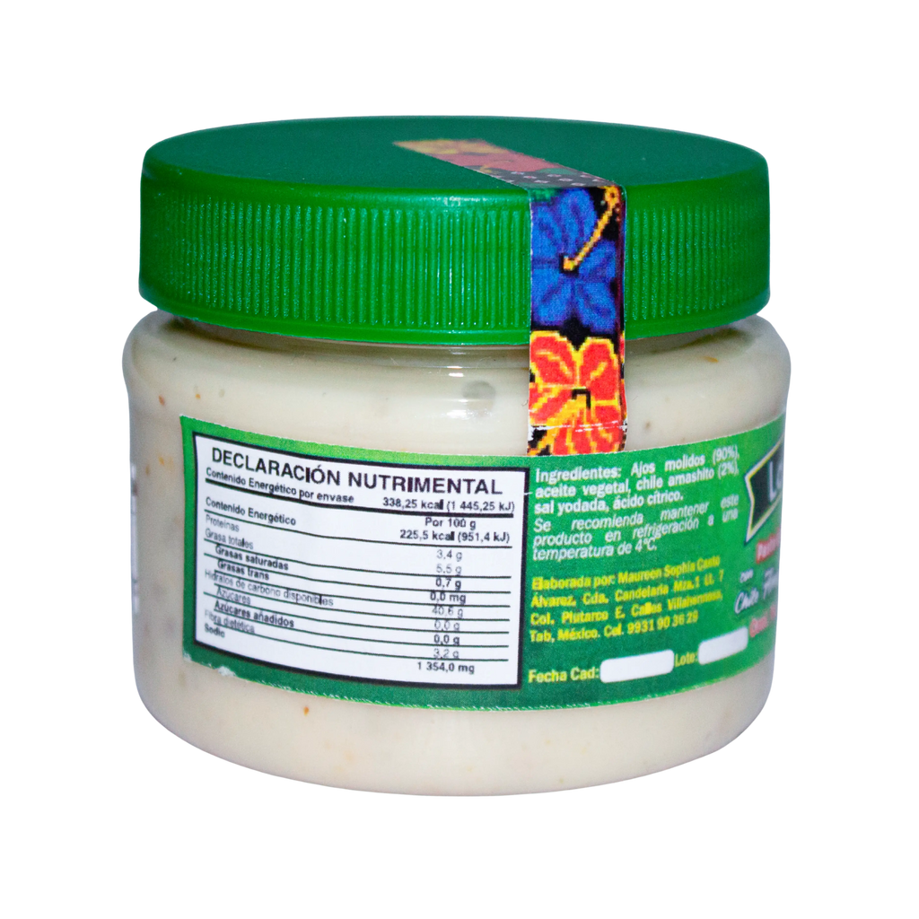 Pasta ajo con amashito 150gr; Tiki tita