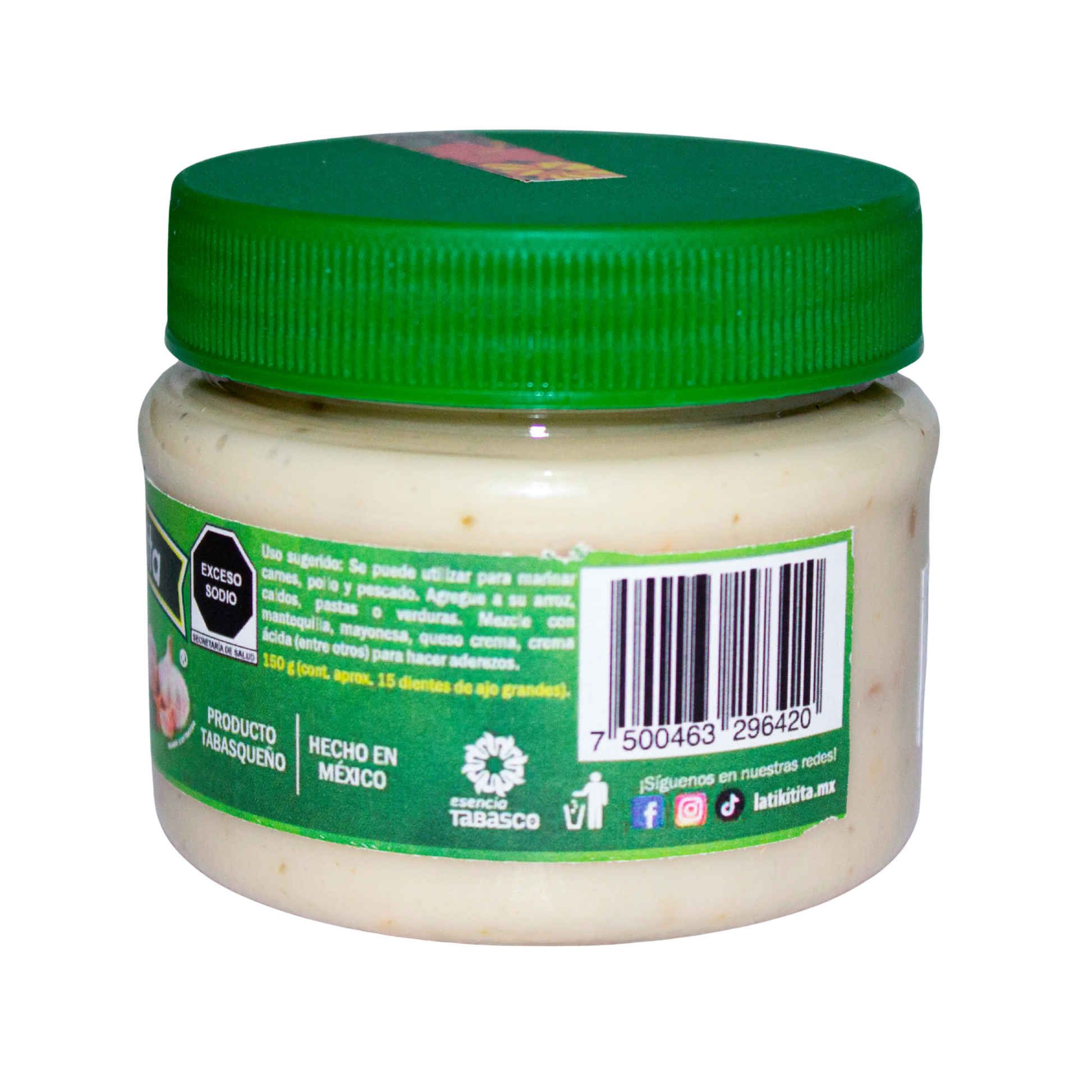 Pasta ajo con amashito 150gr; Tiki tita