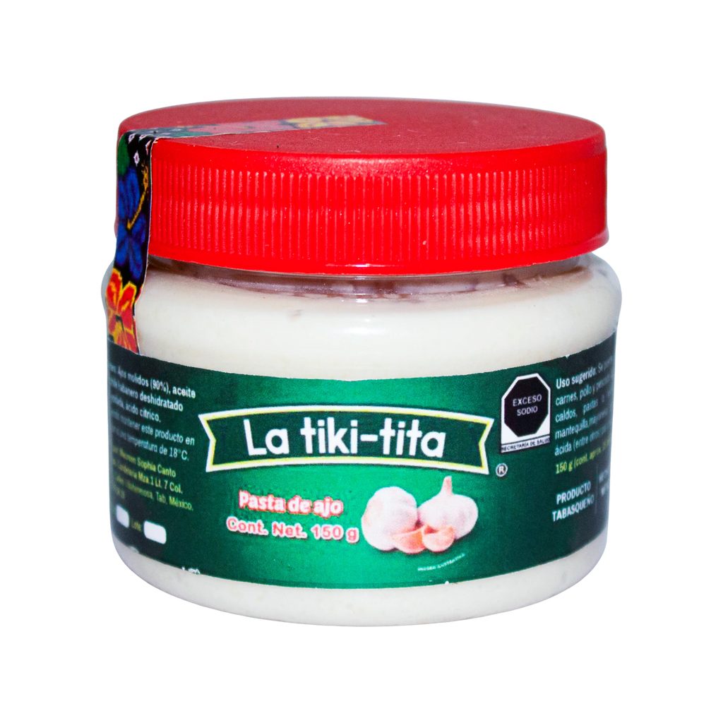 Pasta ajo natural 150gr; Tiki tita