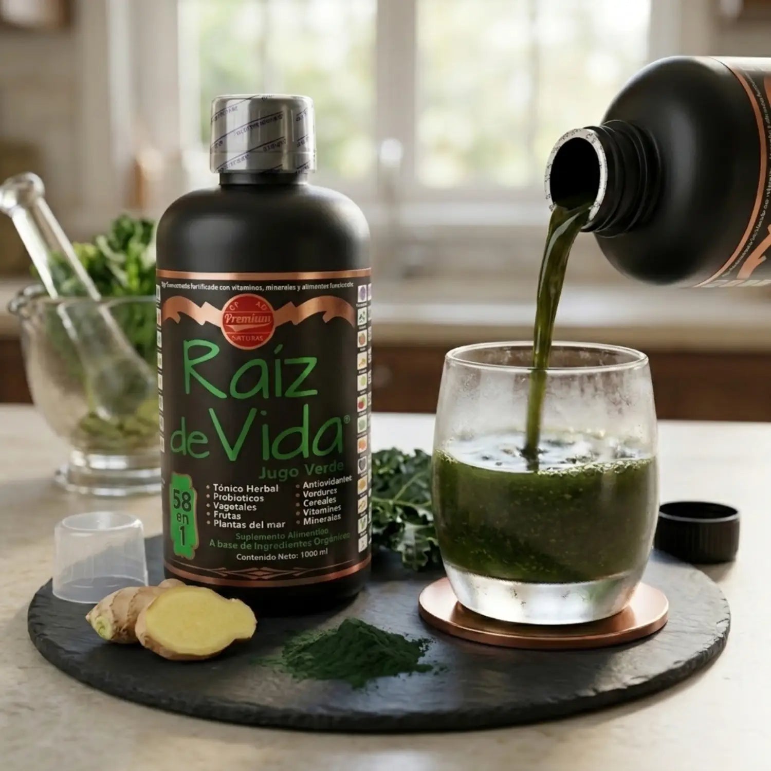Raíz de Vida Jugo Verde