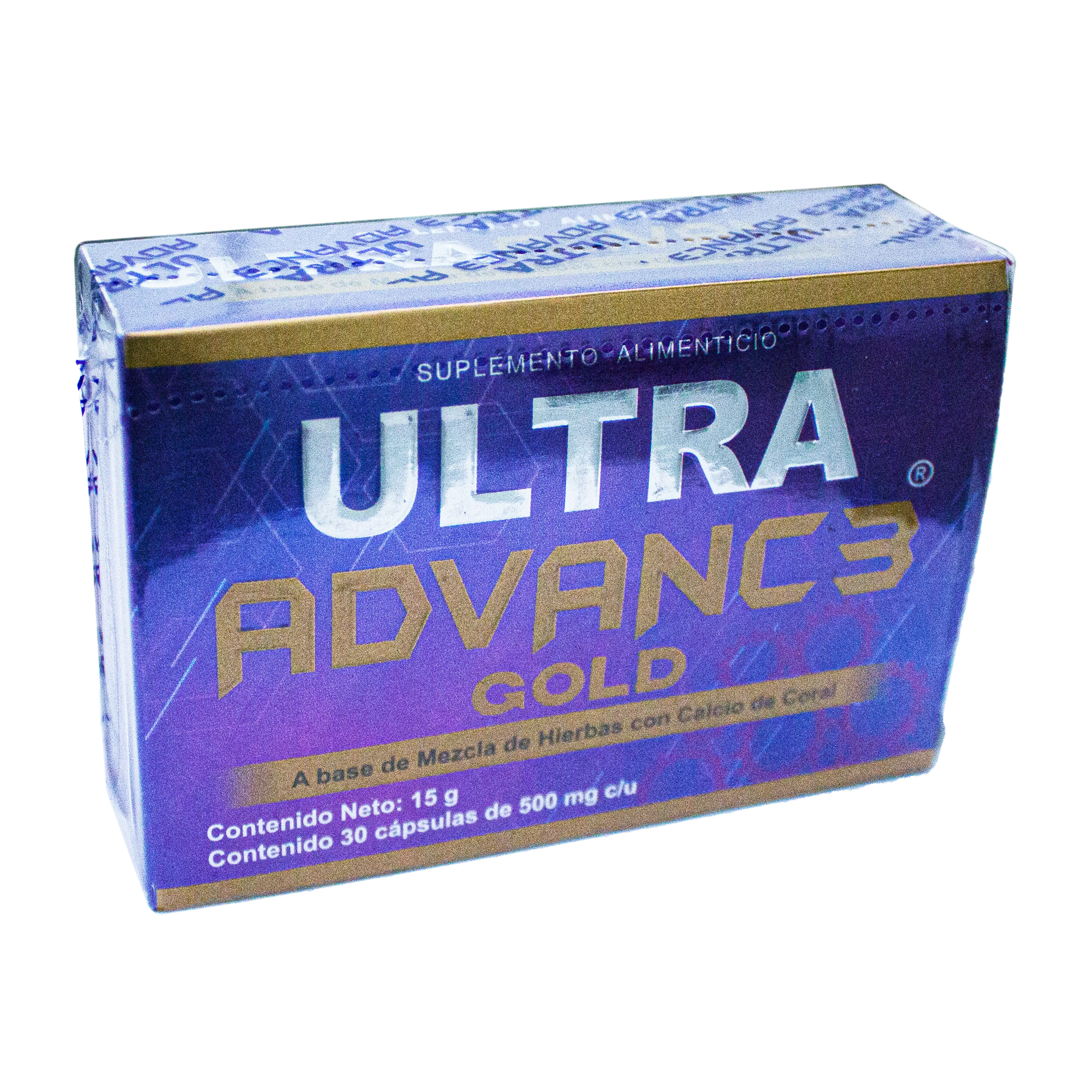 Ultra Advance Gold ; 30 Capsulas de 500 mg. Unión.
