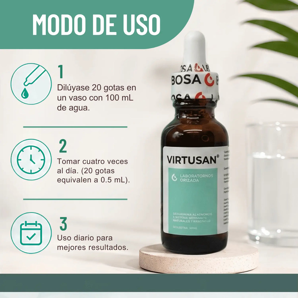 Virtusan; 30ml Gotas, Orizaba.